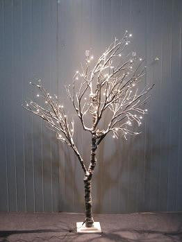 BIRCH TREES 120 LED INDOOR ONLY WHITE CABLE