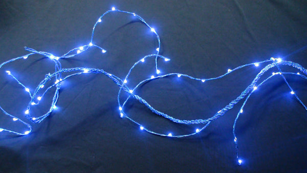ANGEL TEAR DROP -72 LED 9 SPLITS(8 LED/SPLIT) BLUE 6FT INDOOR