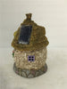 Fairy Garden-House W/Thatched Roof/Star Solar Lights