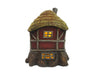 Fairy Garden-Thatched Roof Red Barn with LED, Battery Operated