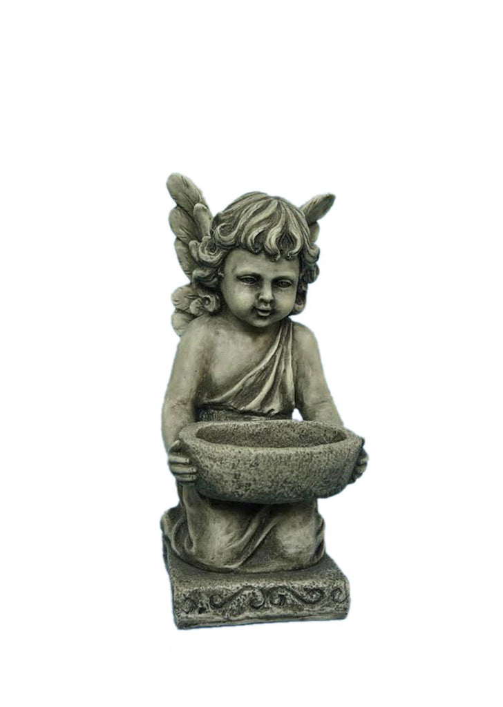 Angel Garden Statue with Bowl Birdbath
