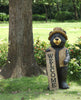 Bear Standing with Welcome Sign