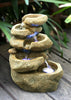 Cascading Rocks Table Top Fountain with LED Lights