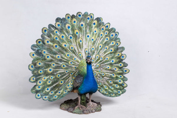 Large Peacocks w/Colorful Feathers (Set of 2) only $1,449.00 at