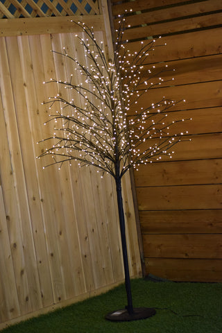 MICRO DOT BLACK TREE 150CM