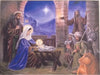 Nativity On Canvas - Illuminated Painting