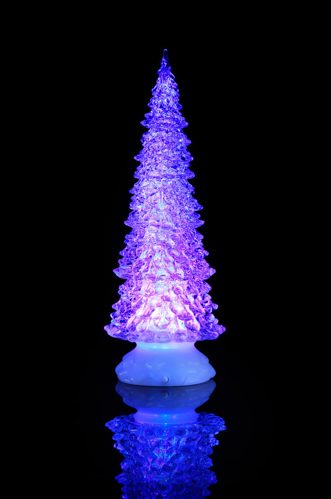 Sparkle Tree with Water Inside, Height 12.5"