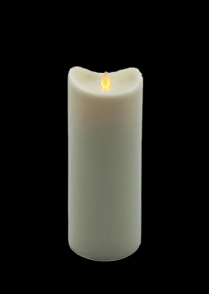 Flameless Candle 9 Inch Outdoor with Timer 2D Batteries Operated