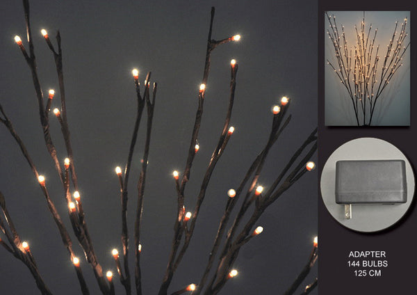 FLORAL LIGHTS-WILLOW BRANCH AC-144L-2pc min & up