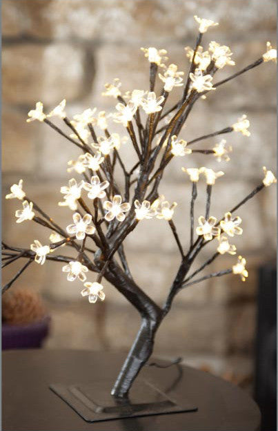 blossom bonsai tree for sale Buy Table Top Bonsai with LED Flowers 21" for Sale Online in USA & Canada. – OakValleyDecor