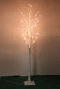 Birch Tree On Metal Base 120 LED, 83 Inches Tall,  Indoor and Outdoor Use