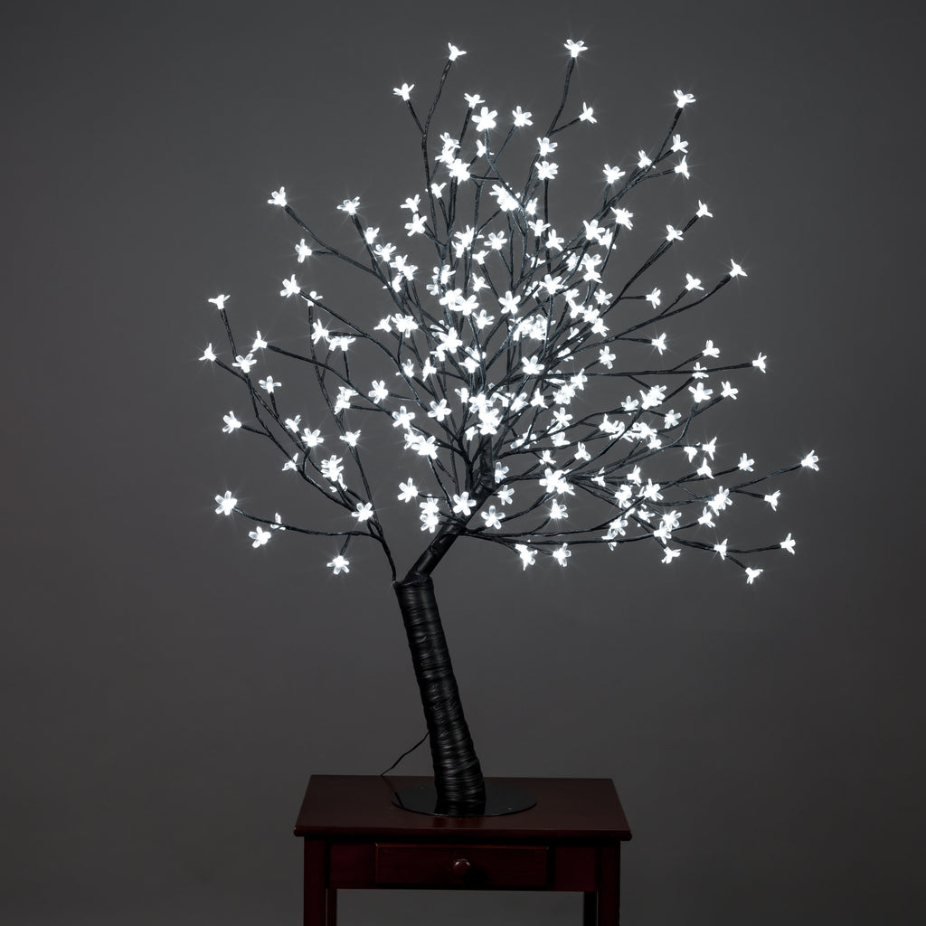 Outdoor Cherry Blossom Tree with 200 White LED Lights