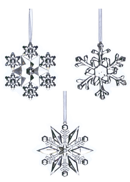 Snowflake Crystal Acrylic Suncatchers