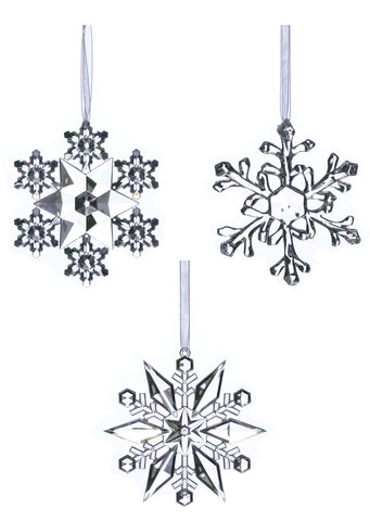 Snowflake Crystal Acrylic Suncatchers