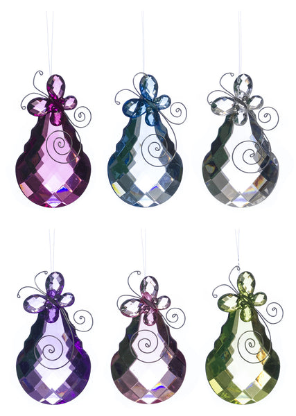 Teardrop Butterfly Acrylic Suncatchers