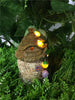 Fairy Garden-House W/Thatched Roof/Star Solar Lights