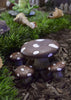 Fairy Garden Mushroom Table with 4 Stools