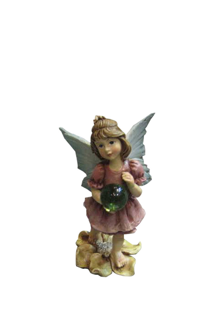 Fairy Garden Girl Standing on a Flower