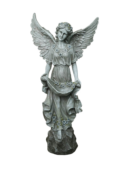 Angel Garden Statue with Open Wings