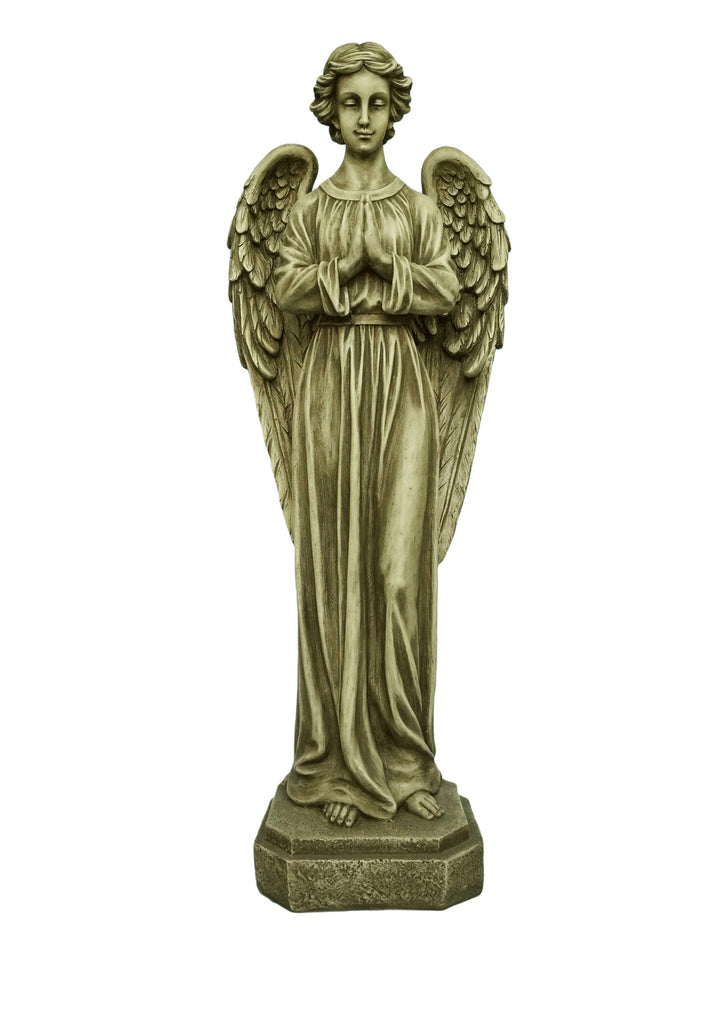 Standing Angel Garden Statue in Prayer