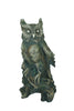Owl Perched On Tree Trunk - Wood Finish LeFeet