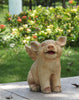 Pig with Wings Sitting Laughing
