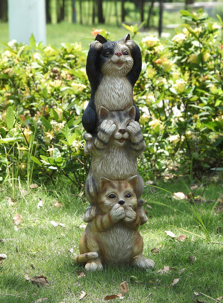 Stacking Cats-Hear/See/Speak No Evil