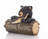 Bear with Gone Fishing Sign