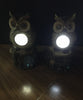 Owl on Stump Light - Solar LED - Set Of Two