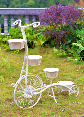 Metal Plant Stand-Ferris Wheel with 8 Planters