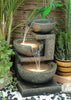 Cascading Bowl Fountain with LED Lights