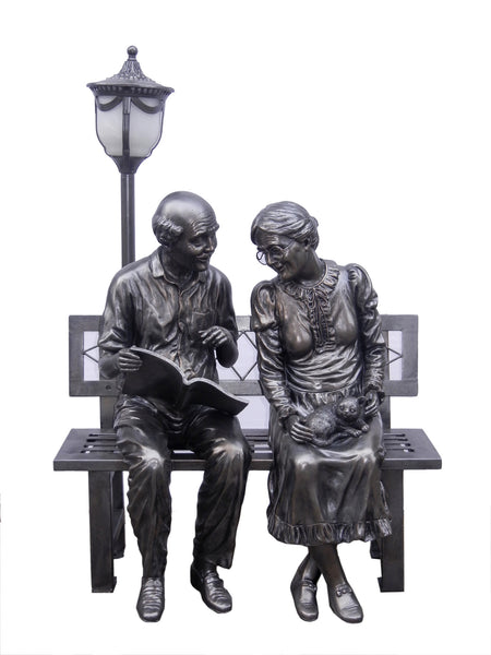 Old Couple Street Lamp-Small