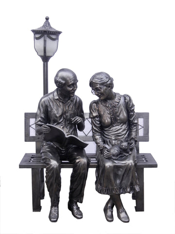 Old Couple Street Lamp-Small