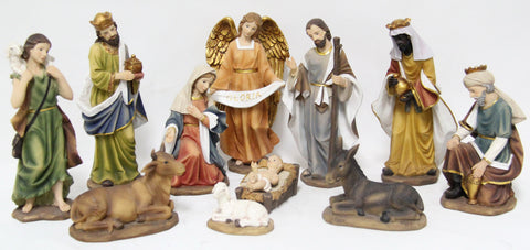 Nativity - 11 Piece Set 8" H