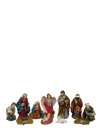 Nativity Set with Three Wise Men 11 Pieces 8"