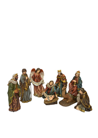 Nativity Set with 8 Pieces 12"