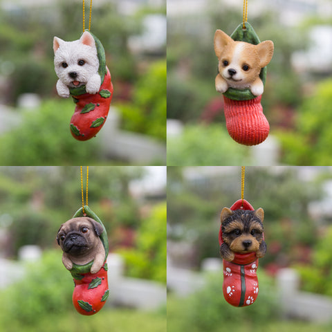 Christmas Ornaments -Chihuahua-Terrier-Pug-Yorkshire Pups