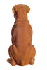 Sitting Boxer Dog Statue