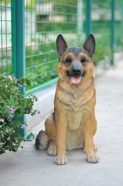 Sitting Dog - German Shepherd - Large
