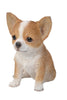 Brown and White Chihuahua Puppy Statue