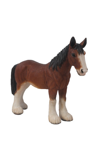Draught Horse Garden Statue Standing