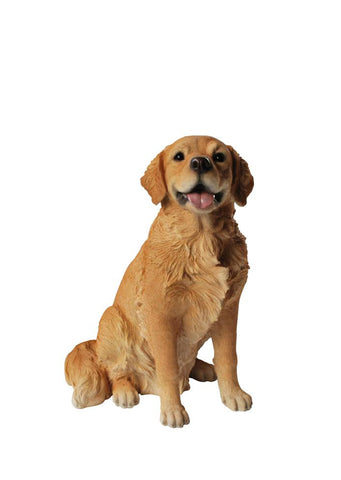 Golden Retriever Garden Statue Sitting