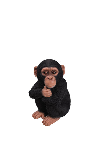 Monkey Baby Garden Statue Sitting