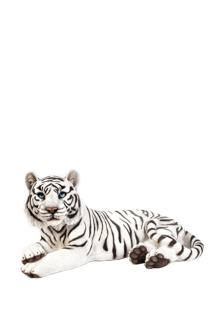 TIGER LAYING DOWN - WHITE