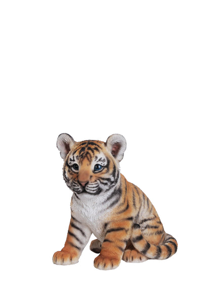Tiger Baby Garden Statue Sitting