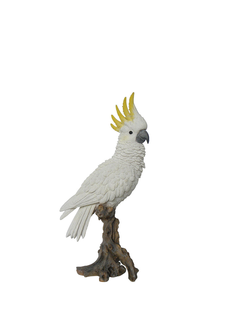 Cockatoo Bird Statue on a Branch
