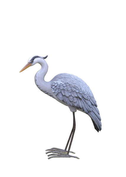 Heron Garden Statue Standing