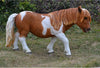 Shetland Pony Garden Statue Brown and White