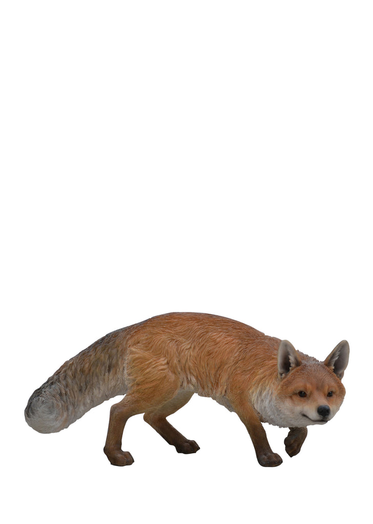 Prowling Fox Garden Statue