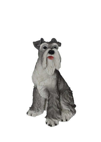 Schnauzer Dog Garden Statue Sitting